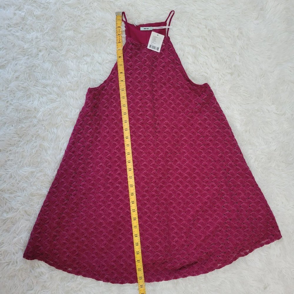 NWT Kimchi Blue Raspberry Lace Dress - Size Small - Picture 6 of 11